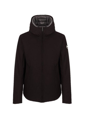 Men's jacket Wool Idropellente black-grey