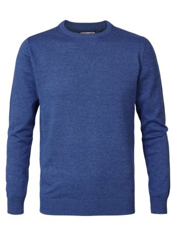 Pullover Herren Fine-Knit blau