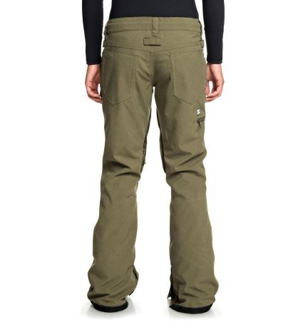 Damas pantalones de Snowboard verde Vívido usado siguiente