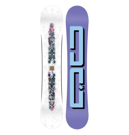Snowboard Femmes Biddy blanc-violet