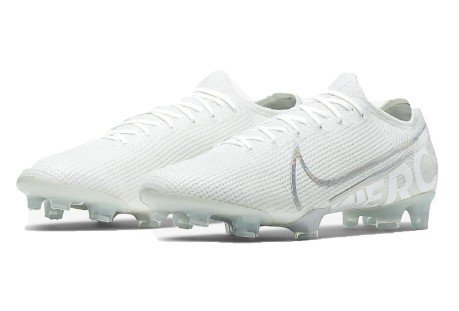 Chaussures de Football Nike Mercurial Vapor 13 Elite FG blanc