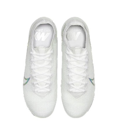 Chaussures de Football Nike Mercurial Vapor 13 Elite FG blanc
