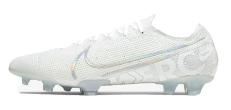 Las botas de fútbol Nike Mercurial Vapor 13 Elite FG blanco