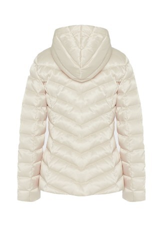 Quilted jacket ladies Quilted white