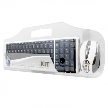 Kit wireless Keyboard and Mouse with Juventus