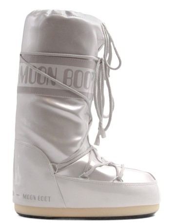 Moon Boot Women's Vinil Met silver