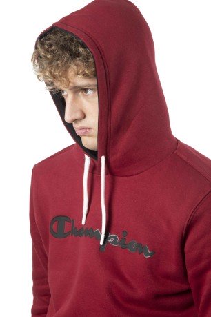 Mens sweatshirt American Classic Closed red model in front of