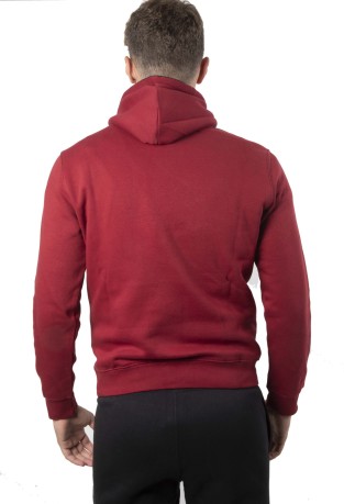Herren sweatshirt American Classic Geschlossen rot modell vor