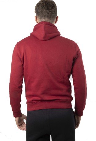 Mens sweatshirt American Classic Closed red model in front of