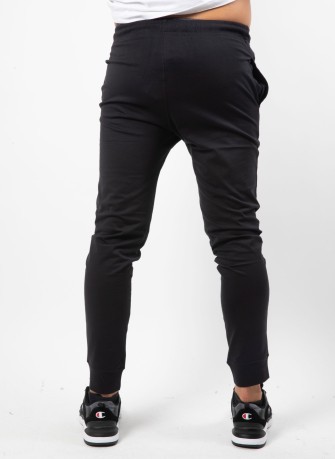 Pantaloni Uomo Pro Jersey Po nero modello davanti