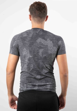 Men's T-Shirt Camo Seamless fancy black