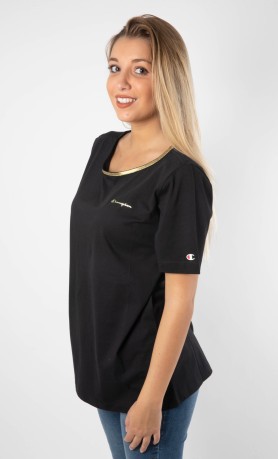 T-Shirt Donna Lady Tee Frontale Nero 