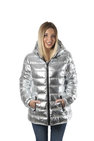 Giacca Donna Outdoor Frontale Argento 