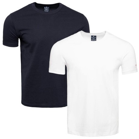 T-Shirt Uomo BI-Pack bianco-blu
