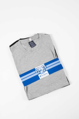 T-Shirt Uomo BI-Pack bianco-blu