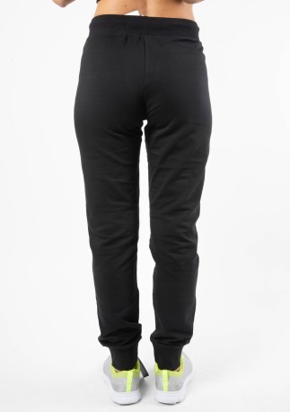 Pants Woman W A C Pantas Cuff Sweatshirt Black Front