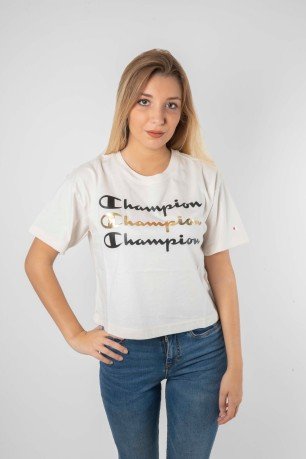 Top Donna W Crop Top  Frontale Bianco