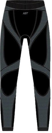 Medias de Esquí Unisex negro uniforme