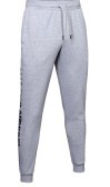 Pantaloni Uomo Rival Fleece Logo grigio davanti