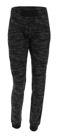 Pants Women Basic Camo black at the front