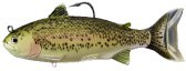 Artificial Trout Swimbait 190 mm grey pink