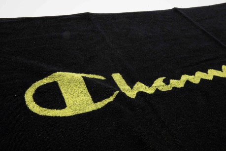 Towel Unisex Gym black-yellow