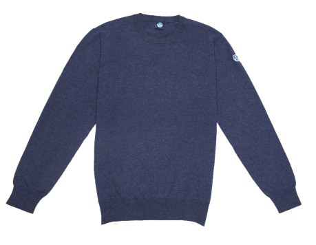 Sweater, Man, Round Neck 12 GG blue