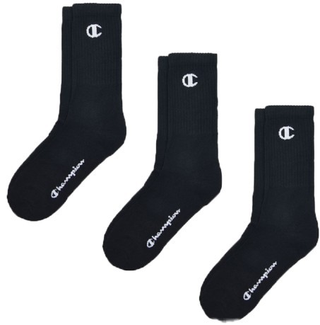Crew Socks 3 Pairs black