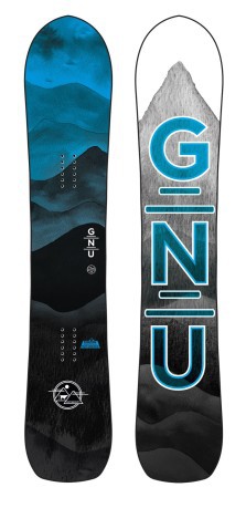 Tisch Snowboard Mann Antigravity C3 blau schwarz