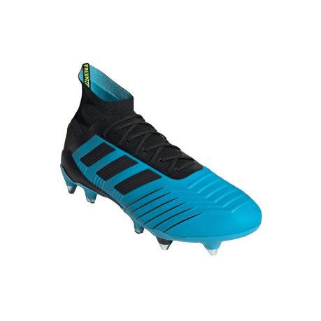 Botas de fútbol Adidas Predator 19.1 SG Cableados Pack colore azul negro - Adidas -