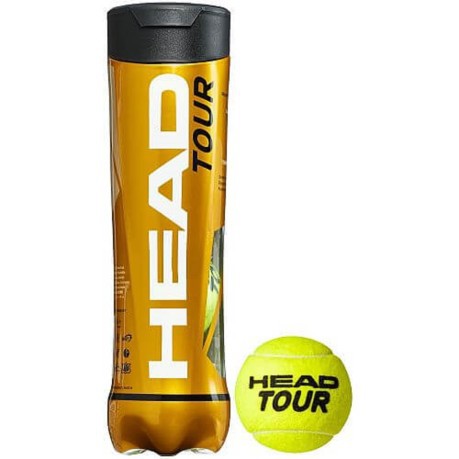 Ofrecen ahorros de 18 tubos de Pelotas de Tenis Head Tour