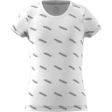 T-Shirt Ragazza Favorites Bianco Nero
