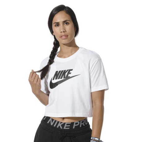 T-Shirt Donna Air Recadrée Nike tee - Avant