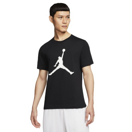 t-shirt Jordan Jumpman Vorderseite Weiß und schwarz