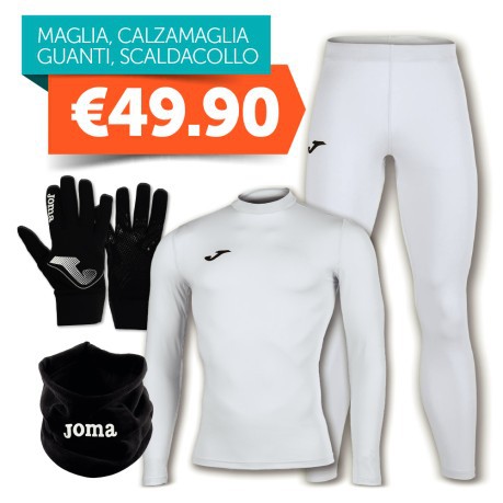 Combo Intimate Joma Knitted Thermal + Tights + Gloves + Neck Warmer
