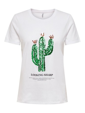 T-shirt Femme Cactus Visage