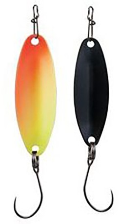 Artificial bait Trout Area Spoon Iris 2.8 g of the Front and Back