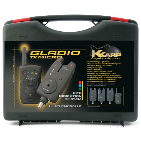 Set 3+1 avvisatori acustici Gladio TX Micro Bite Alarm