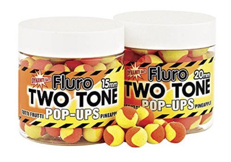 Boilies Fluro 2 Tone Tuttifrutti & Pineapple