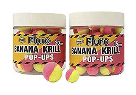 Boilies Fluro 2 Tone Krill & Banana