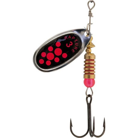 Artificial bait Spinner AGF, 5 g Black red