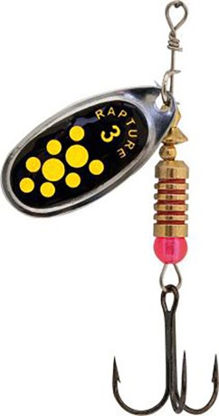 Artificial bait Spinner AGF, 5 g Black red