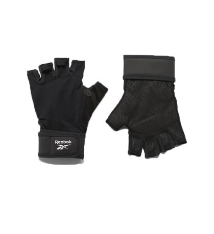 Handschuhe fitness-Unisex-One Series-Schwarz-Vorne