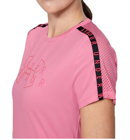 T-shirt Donna Sport Branded Rosa Frontale Rosa