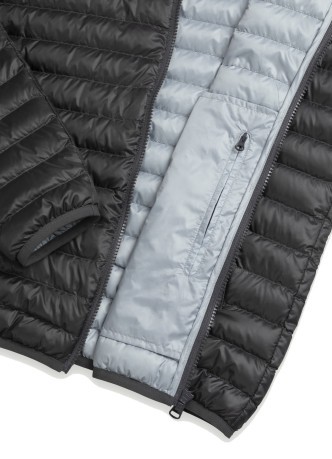 Down jacket Men Light with Fixed Hood