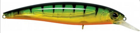 The Artificial lure Amber Jack 100 mm - 13.5 g Red Yellow