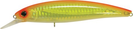 The Artificial lure Amber Jack, 120 mm - 23 g Red Yellow