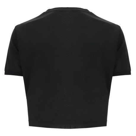 Femmes T-shirt Cropped noir