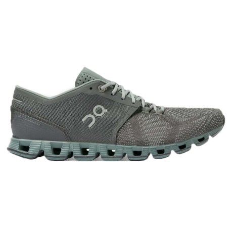 Mens Running Shoes Cloud X A3 Neutral Grey Side