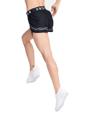 Short Donna Play Up 3.0 Print Frontale Nero